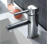 Faucet by MegaLuxe Bathroom Household Basin Faucet, Hot and Cold Water Tap Non-Toxic Safe Sanitary Ware with Hose Wash Your face and Hands Basin Mixer Tap  (Lux-F103)