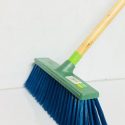 Broom GP42 Eterna Push Broom with Medium Stiff Bristles and Long Handle, Heavy Duty, Great for Indoor and Outdoor Use. Ideal for Cleaning Sidewalk, Concrete, Wood, Driveway, Yard, Patio, Tiles, Walls, Garage and More, (CM21) – GP42