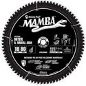 Amana Tools Mamba Blade, 10″x 80TPI, Circular Saw Blade, Carbide Tipped, Thin Kerf Mitre and Radial Arm. For Faster and Cleaner cuts, 5/8 Bore – MA10806