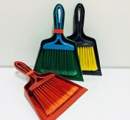 Broom GP40 Eterna Little Broom with Dust Pan (Scoop), Dust Pan Set Nesting Tiny Cleaning Broom. Ideal for Table, Desk, Vehicles, Countertop, Key Board, Cat, Dog, Other Pets and More – GP40