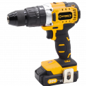 WORKSITE 3-Speed Hammer Drill Cordless, 1/2inch, Brushless, 20V Lithium-Ion Battery, Reversible Button, Optimized Shape & Rubber Hand Grip for easy Control, Automatic Spindle Lock, Built-in LED Work Light. The high power, high efficiency brushless motor that delivers up to 57% more run time over brushed CD320H