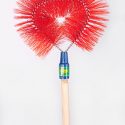 Broom GP41 Eterna Cobweb Duster Head Brush // Big and Puffy Spider Web Brush for Outdoor & Indoor Web Cleaning // Twist-On Corner Duster Fits Standard Acme Threaded Extension Poles // Best Cobweb Brush Head  GP41