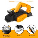 WORKSITE Electric Planer Power Tools 600Watts Hand Planer, Electric Grinder Machine Planer. Perfect for any carpenter, builder, or hobbyist, this planer puts the finishing touches on a variety of projects. Durable ball-bearing motor to provide long-lasting performance. EPW102
