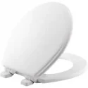 BEMIS Toilet Seat White #50 AR . MISS001. Fits All Rounded Toilet Seats, Including Kohler, American Standard, TOTO And Many More. Plastic Top Hinges Installs Seat Easily From Above The Bowl And Will Never Loose. MISS001