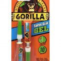 GORILLA 2-3 Gram Super Glue Gel 10 Pieces.  Ideal Bonding for Plastic, Wood, Metal, Stone, Ceramic, PVC Sheet, Brick, Rubber, Leather, Paper and More. Dries in 10-45 Seconds, No Clamping Required. Multipurpose for Industrial Uses.  7820002