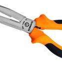 WORKSITE Bent Nose 6 Inch cutter Pliers. Made Of Highly Durable Chrome Vanadium Steel TPR. Comfortable Two-Color Handle For Ease Of Use. Hardened Cutting Edges With White Nickel Iron Alloy For Extra-Tough Cutting Edge. Great For Making Closed Wrapped Loops, Working In Tight Areas, Or Handling Small Objects. WT1286
