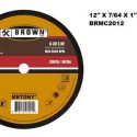 Brown’s Cutting Disc, Blade Flat Cutting Metal 12 inches x 7/64 inches x 1 inch – BRMC2012