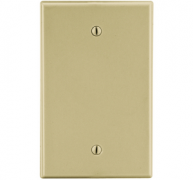 Brown Face Plate Ivory 2 x 4 PVC Cover, Designed for the Unused Outlet, To Neatly Cover Outlets. Indoor use to Provide A professional Look to Home, Office, Business Establishments Etc. Easy to Install  for Electricians, Homeowners, DIYers and Tradesmen.  -BREL0036